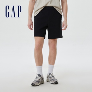 Gap 男裝 Logo抽繩短褲 空氣三明治系列-黑色(798893)