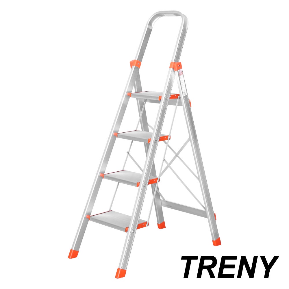 【TRENY】大踏板 四階鋁梯｜ASTool 亞仕托
