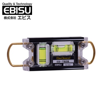 【日本EBISU】雙吊掛式強磁水平尺 (2泡) ED-TB2B｜ASTool 亞仕托