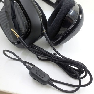 ‿✆◀適用於羅技Astro A10 A30 A40 耳機線滑輪調音耳機音頻線