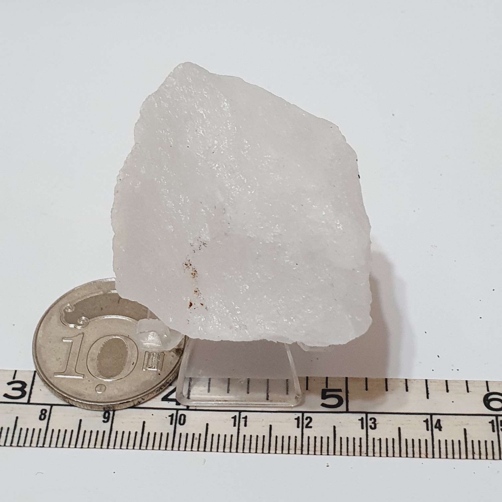 石英岩 40.5g +壓克力架 原礦 礦石 原石 教學 標本 收藏 小礦標 礦物標本 變質岩標本