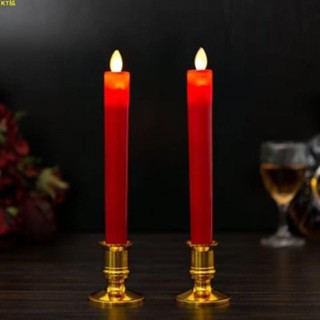 KT臺品#電子LED模擬蠟燭燈神臺家用新款模擬火焰燈供佛喬遷結婚新年無煙