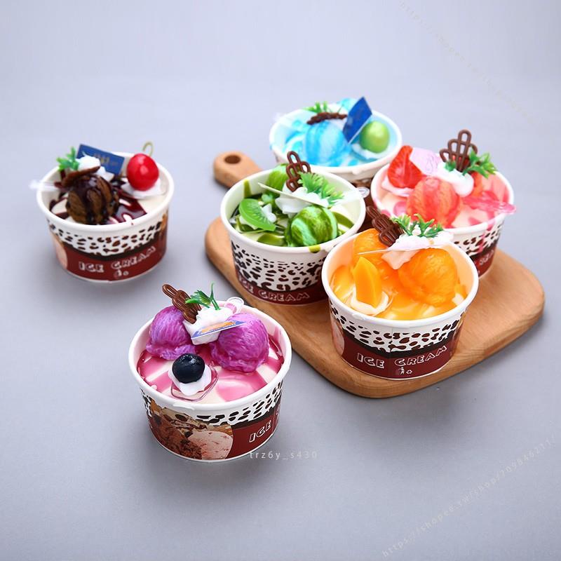 臺灣模具🍕網紅冰淇淋模型仿真食物哈根杯冰激凌冰淇淋模型道具店面裝飾道具 不能吃