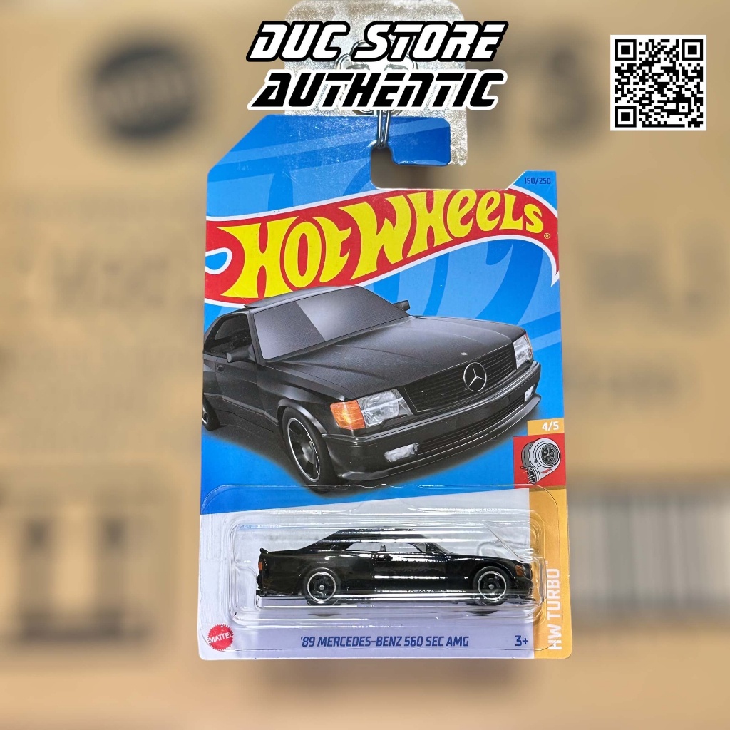 【熱銷免運】Hot Wheels 89 Mercedes-Benz 560 SEC AMG - 黑色模型車