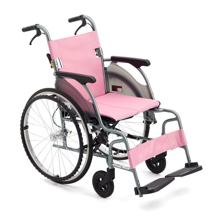 《好康醫療網》三大均機械式輪椅(可代辦長照補助款申請)日本MIKI鋁合金輪椅CRT-1(大輪)