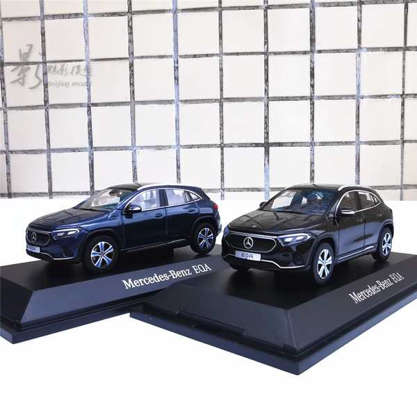 Herpa 1:43 賓士原廠Mercedes Benz EQA 純電動SUV 合金汽車模型