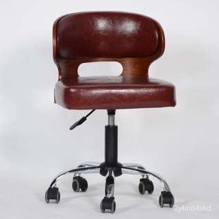 【熊貓傢具】實木電腦椅書桌椅小巧美甲椅顧客椅子梳妝椅北歐美容化妝凳子傢用 椅子