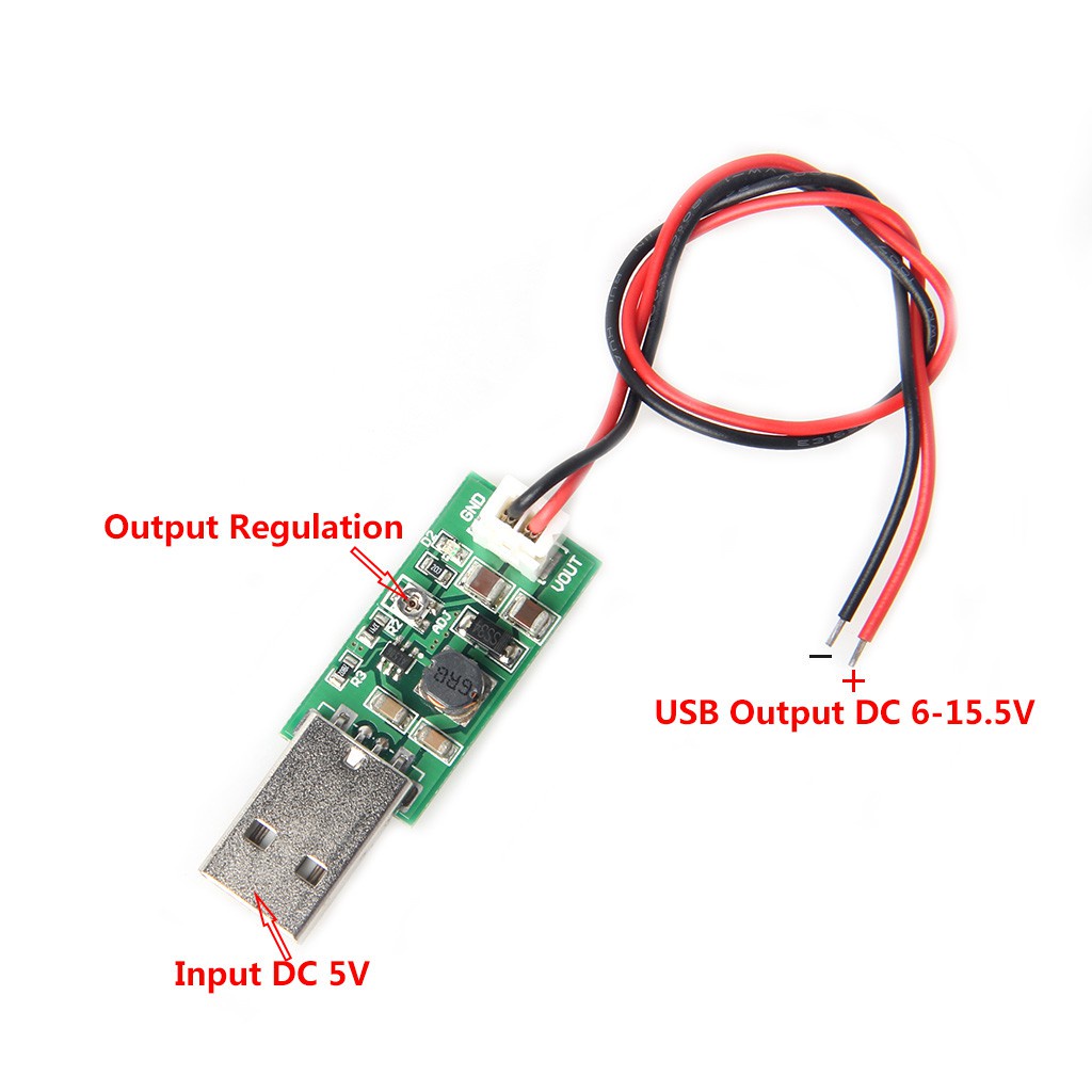 【批發專場 可附發票】7W USB DC 5V至6V 9V 12V 15V可調輸出DC轉換器升壓模塊