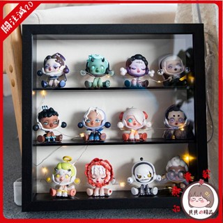 手辦展示盒 公仔盒 收納盒 亞克力 透明展示箱 模型 泡泡瑪特展示盒中空展示架隔板透明家居盲盒收納宜家畫框展示x25