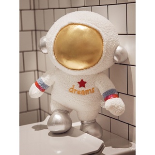 太空宇航員公仔毛絨玩具玩偶睡覺抱枕兒童房裝飾男孩太空人娃娃 ZRYW