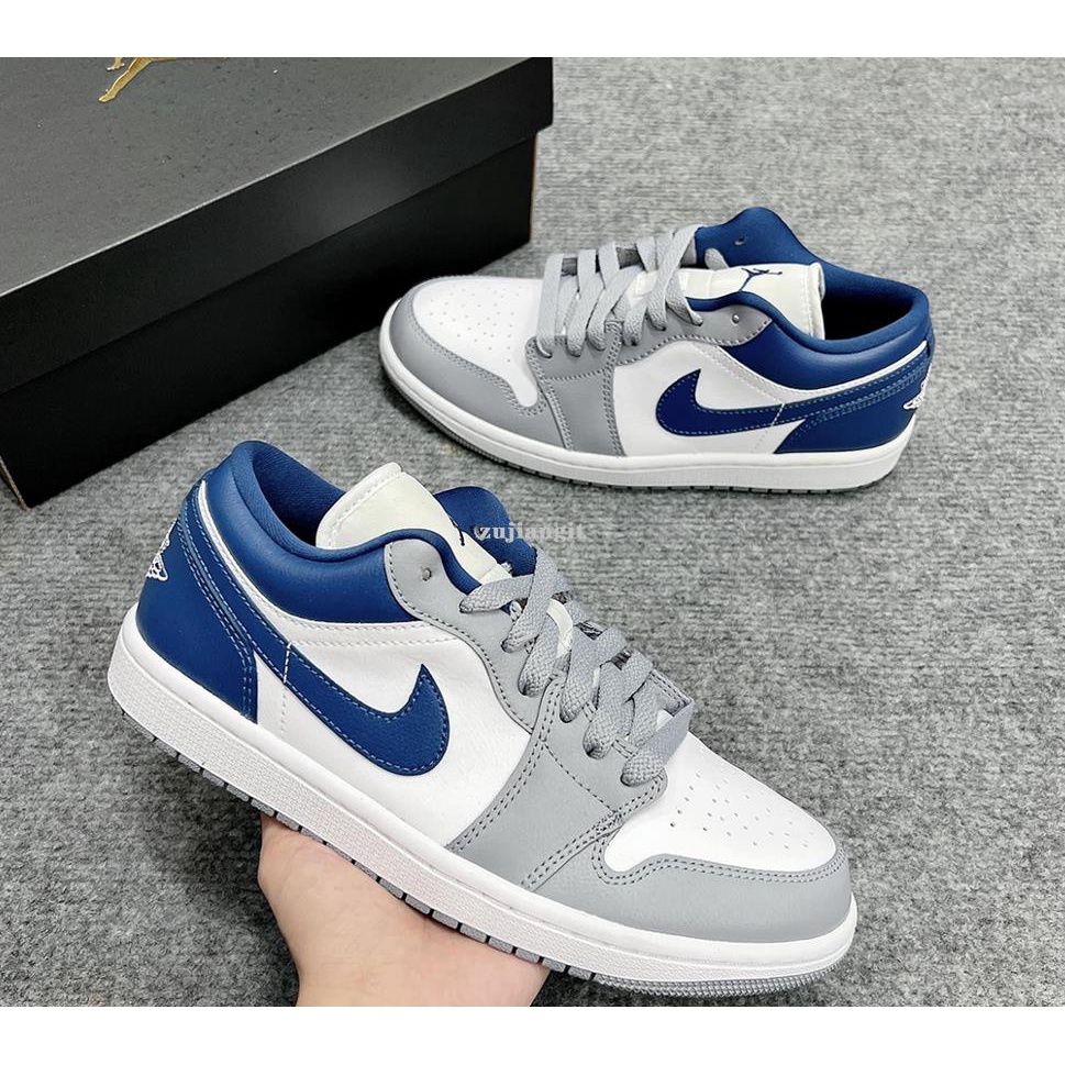Nike Air Jordan 1 Low 白灰藍 籃球鞋 DC0774-042
