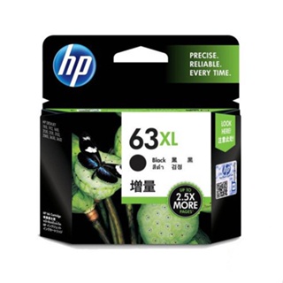 HP 惠普 F6U64AA HP 63XL High 高容量 黑色墨水 原廠墨水匣 DJ 3630/2180/1110