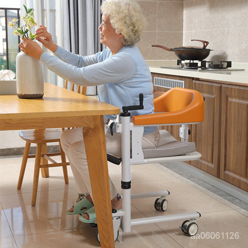 【下殺含運】手搖移位機殘疾人護理多功能坐便手搖陞降移位器洗澡椅雙搖出口款式多樣