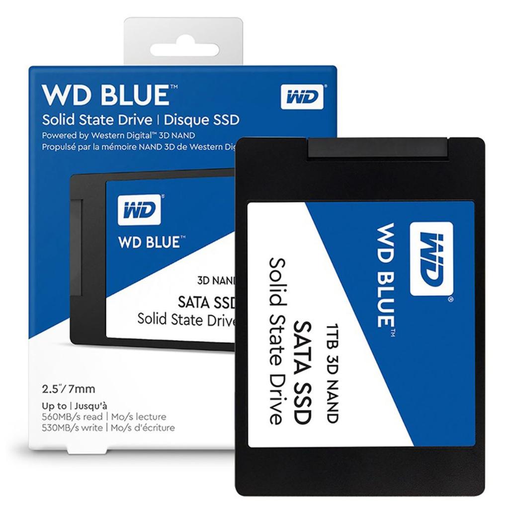 ♝3d NAND SATA SSD 1TB 藍色 3D NAND 內部 PC SSD SATA III 6 G