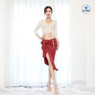 【臺灣熱賣】肚皮舞練功服2023新款套裝性感女成人初學者東方舞舞蹈服演出服裝 Yp1v/JR