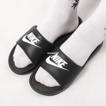 Nike Victori One Slide 黑白 軟底 輕量 運動休閒百搭拖鞋 CN9675-002男鞋