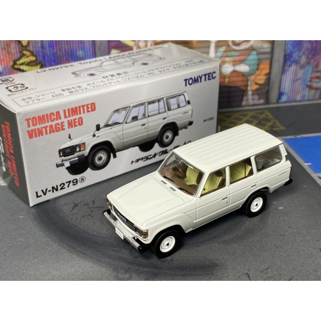 TOMICA LV-N279a TOYOTA Landcruiser 60G Packge-白