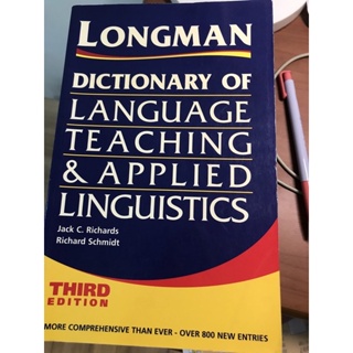 Longman Dictionary of language teaching & applied linguistic