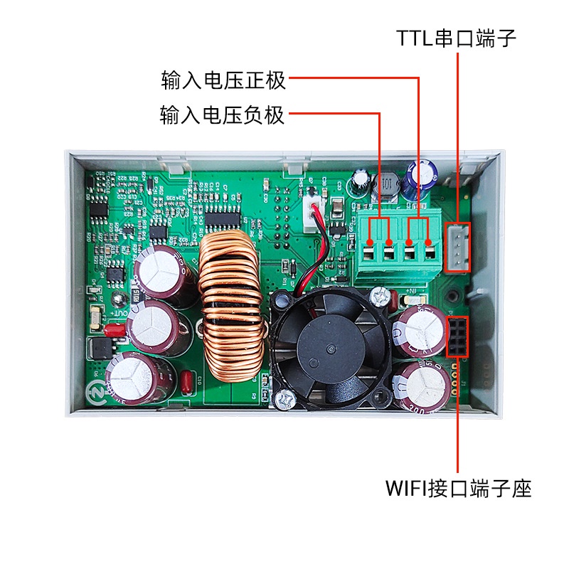熱賣 WZ6012 無治大功率可調數控直流電源降壓模塊恆壓恆流60V12A
