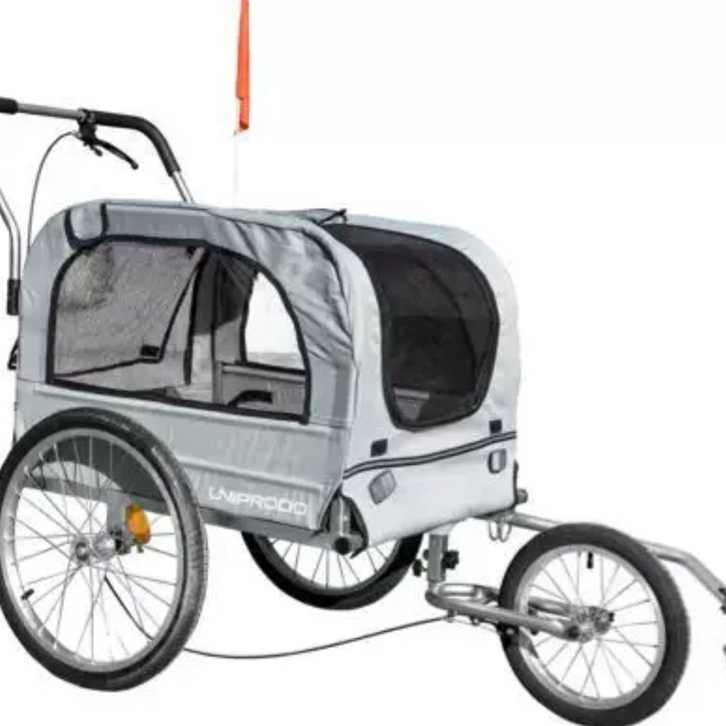 熱賣*精品  大型款自行車拖車可折疊推車兩用戶外露營行李拖掛車哆啦A梦百货