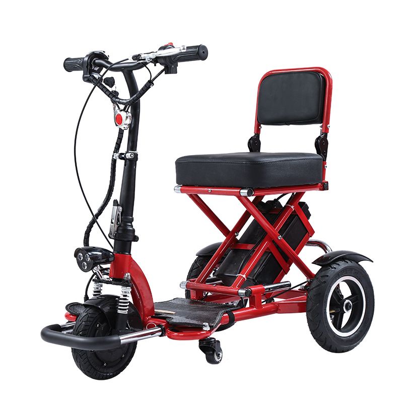 【廠家直銷】折疊電動三輪車新款代步車殘疾人家用小型輕便三輪鋰電瓶車助力車
