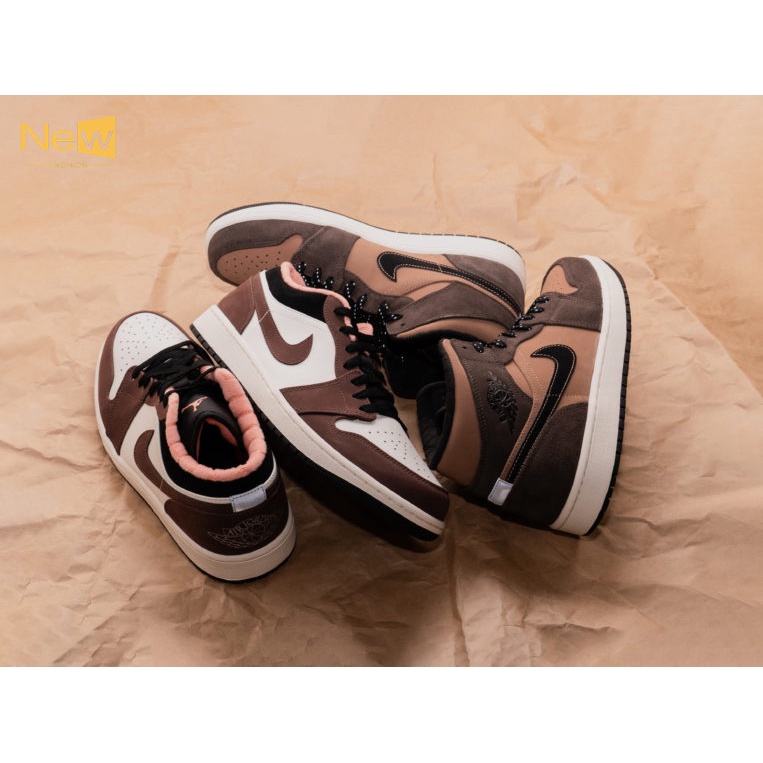 Nike Air Jordan 1 Mid SE Dark Chocolate 摩卡 古棕 男女鞋 DC7294-200
