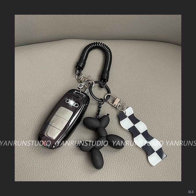 新品上新 Audi 鑰匙套 鑰匙包 a4/q5/a3/q3/q2/a6 高檔 汽車鑰匙扣 可愛掛件 鑰匙殼 鑰匙扣