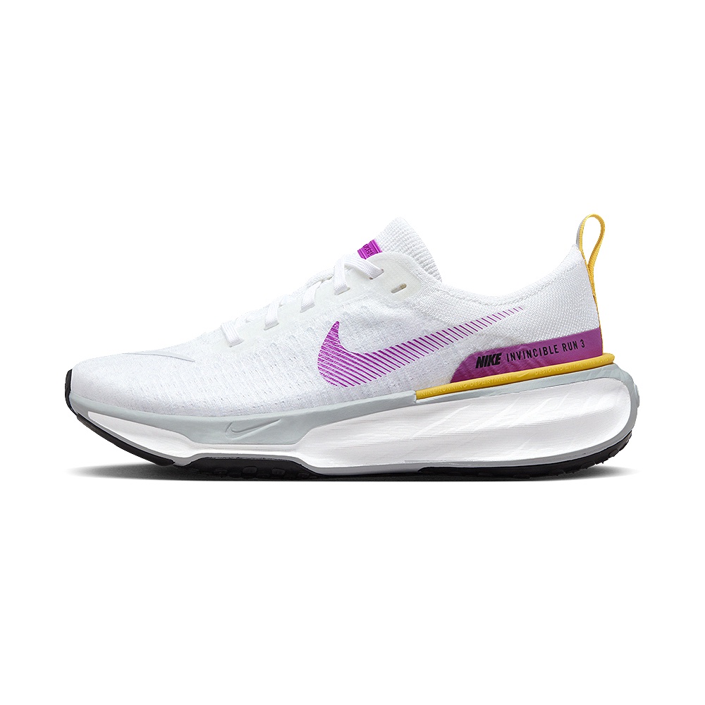 Nike ZoomX Invincible Run FK 3 女 白紫 氣墊 運動 訓練 慢跑鞋 DR2660-101