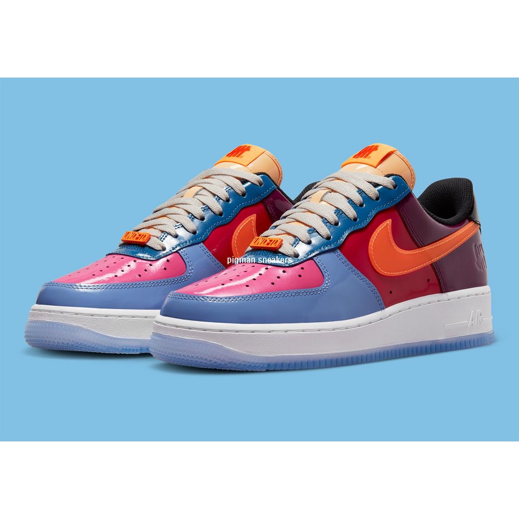 Undefeated x NIKE air force 1 LOW 彩色拼接 糖果 滑板鞋DV5255-400