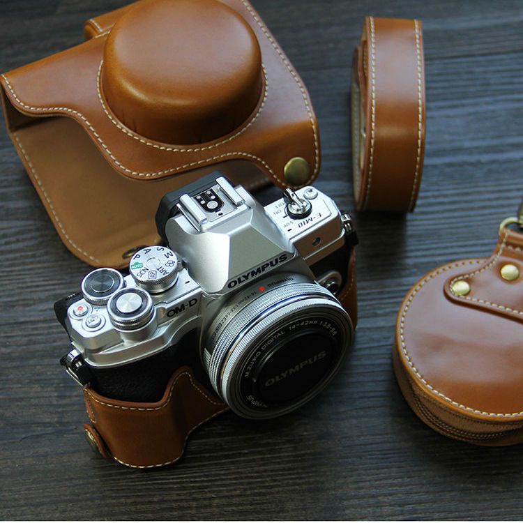 相機保護套 保護套 奧林巴斯EM10 MarkIV皮套 專用微單相機包 EM10IV四代皮包 攝影包