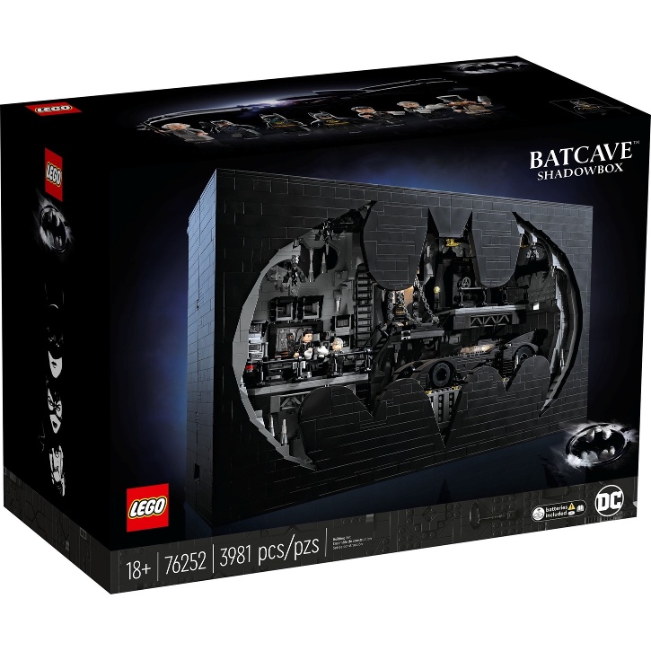 【亞當與麥斯】LEGO 76252 Batcave - Shadow Box