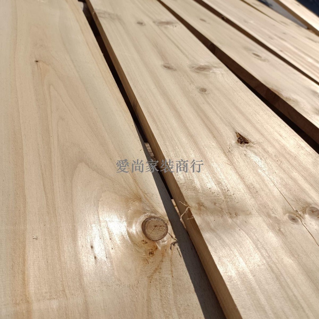 ⊙❒☊杉木板材200*20*2cm加厚實木刨光床板護腰床板實木木板