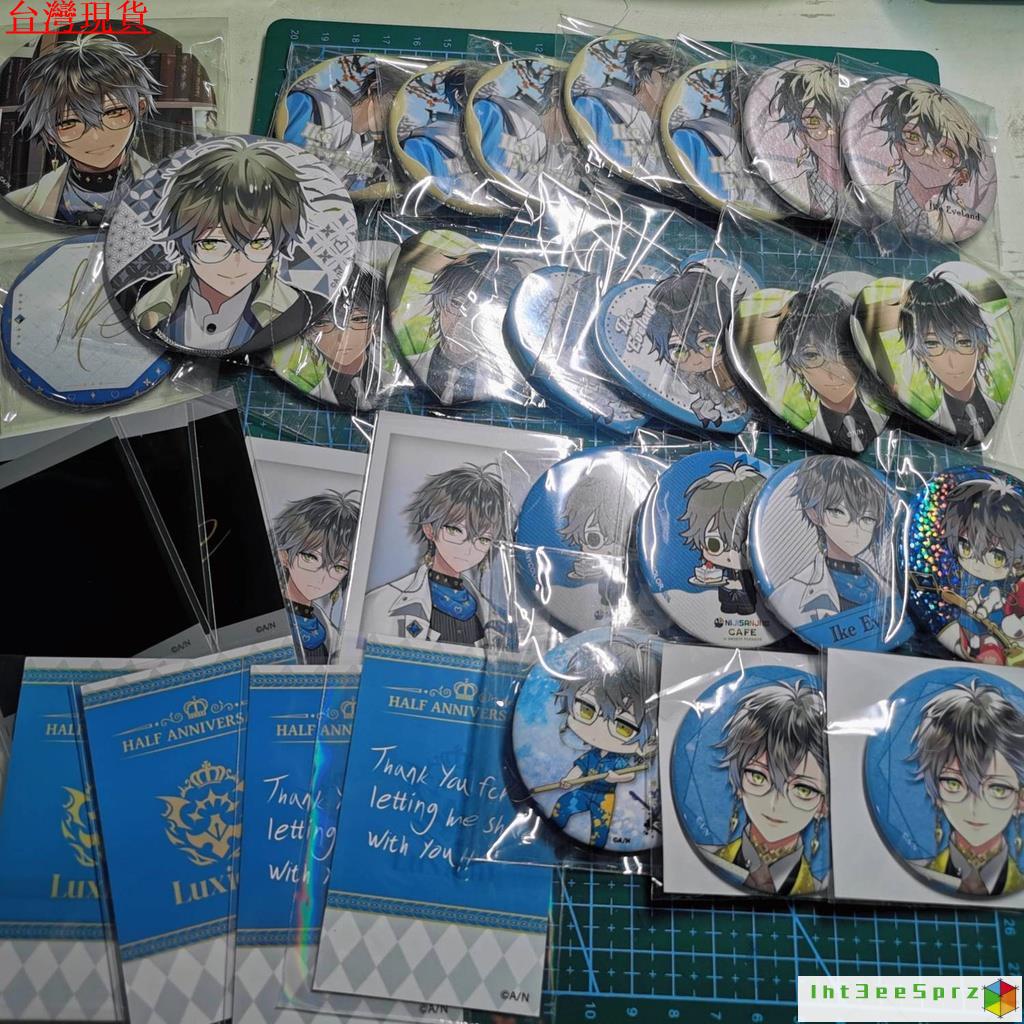 『台灣出貨』Ike Eveland 彩虹社 】NIJISANJIEN穀子吧唧拍立得文件夾生日Ike Eveland
