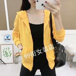 💯臺灣熱賣💯最喜歡寬鬆2021新款春秋韓版連帽衛衣拉鏈開衫休閒運動服上衣顯瘦短外套女夏