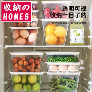 冰箱收納 廚房收納食品級冰箱食物收納盒冷凍保鮮盒密封盒蔬菜水果盒可微波爐
