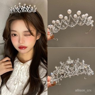 【優選精品】公主皇冠頭飾高階生日禮物髮箍小女孩頭箍新娘王冠兒童髮捆旅髮飾ins日韓風 0GHL