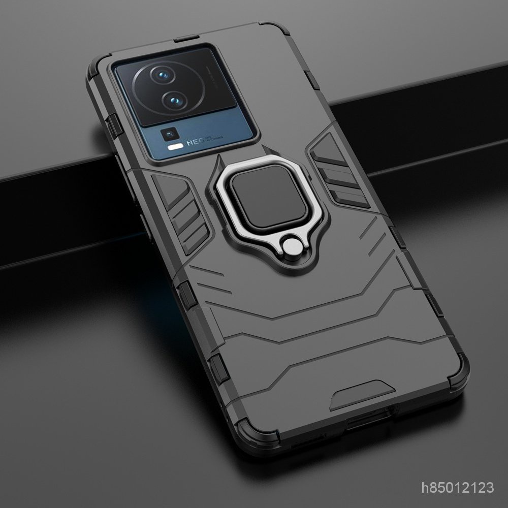 Vivo IQOO Neo 7 Neo7 5G 手機殼 磁吸車用指環 支架 防摔保護殼 塑膠矽膠 二合一 硬殼 WHJT