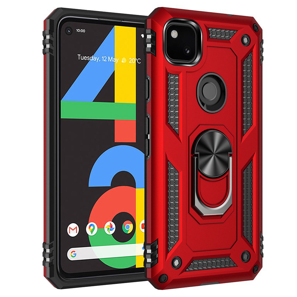 【軍工防摔】谷歌 Google Pixel 4A 4G / 5G 手機殼 Pixel4A 磁吸車載支架 指環保護殼 硬殼