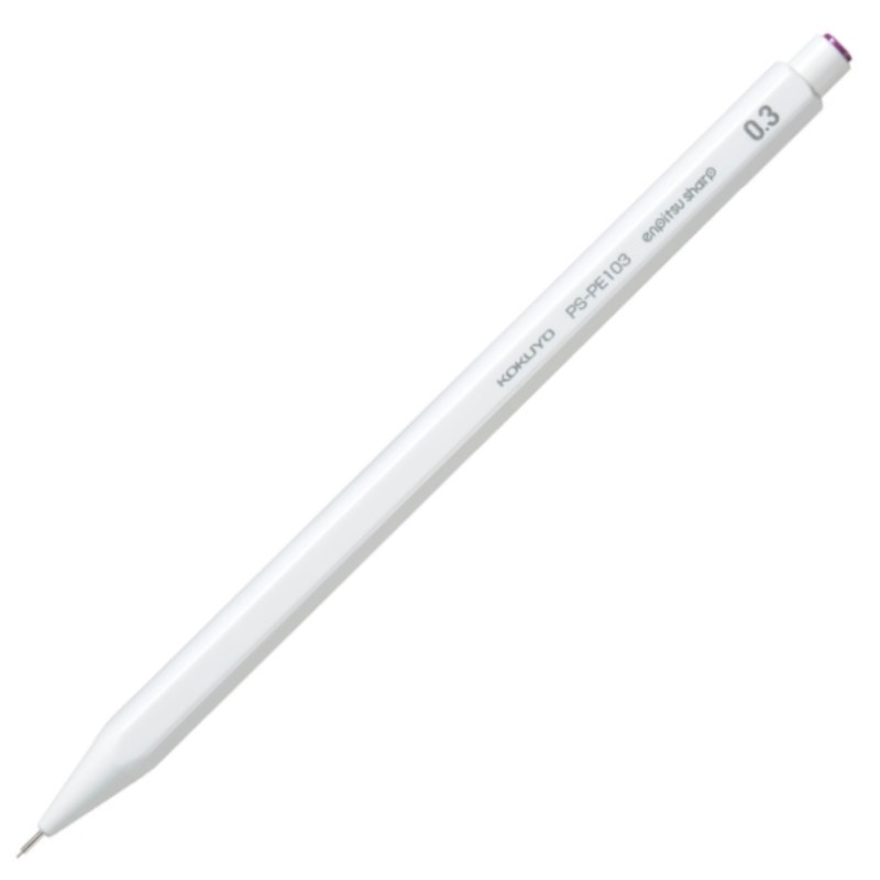 KOKUYO 六角自動鉛筆0.3mm-白
 墊腳石購物網