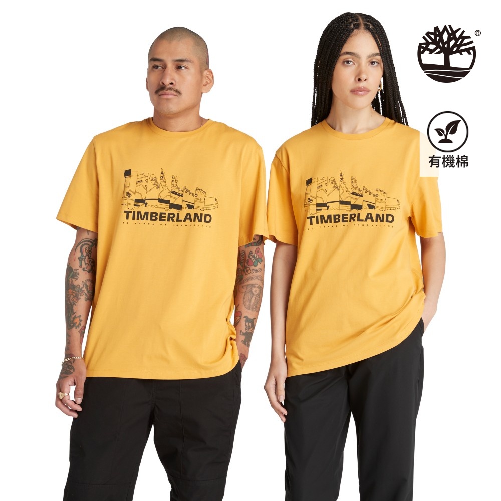 Timberland 中性石黃短袖T恤|A27YF723