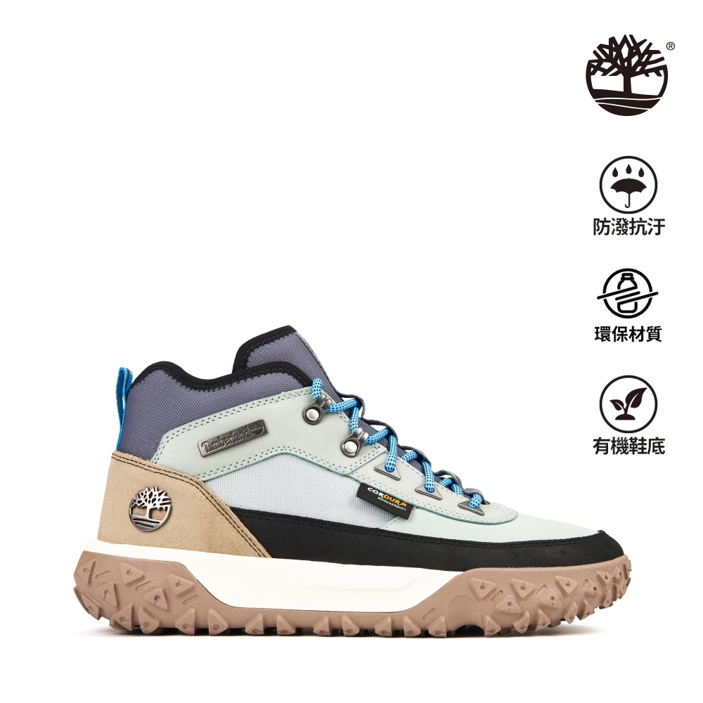 Timberland 男款淺灰色磨砂革GreenStride™ Motion 6 健行鞋|A6758EA2