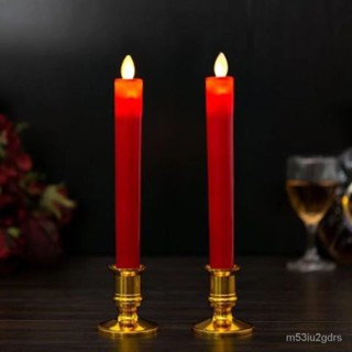 優質電子LED模擬蠟燭燈神臺傢用新款模擬火燄燈供佛喬遷結婚新年無煙 神明燈 公媽燈 佛燈 神桌燈 祖先燈