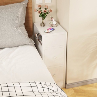 熱賣免郵 破損補發 現代簡約 床頭櫃 可移動臥室床邊窄縫儲物櫃 小型床頭置物架 KALV