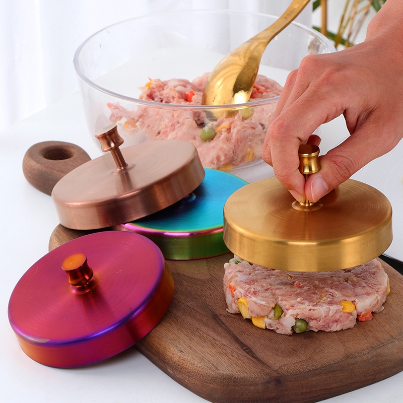 304 不銹鋼 DIY 家用 廚房 肉餅模具 圓形 米飯團壓 漢堡肉餅模 煎蛋工具