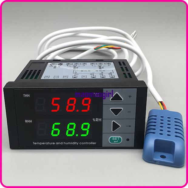 電子數顯溫濕度控制器工業機器設備智 能自動溫度控制儀錶測溫傳感maomaogirl