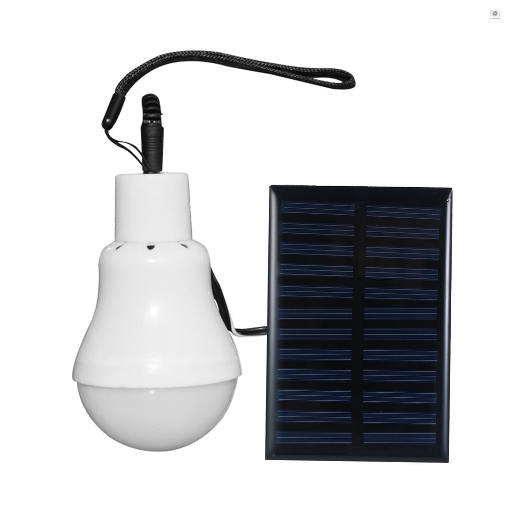 Solar Powered Energy Bulb LED Light Bulb with Solar Panel Ha