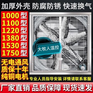 #保固養殖換氣扇排風扇專用風機工業大功率強力抽風機大棚鷄捨通風降溫