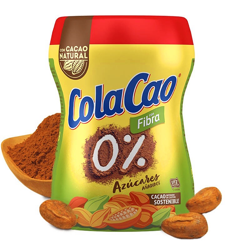 Colacao西班牙高樂高代糖可可粉膳食纖維營養100%純生可