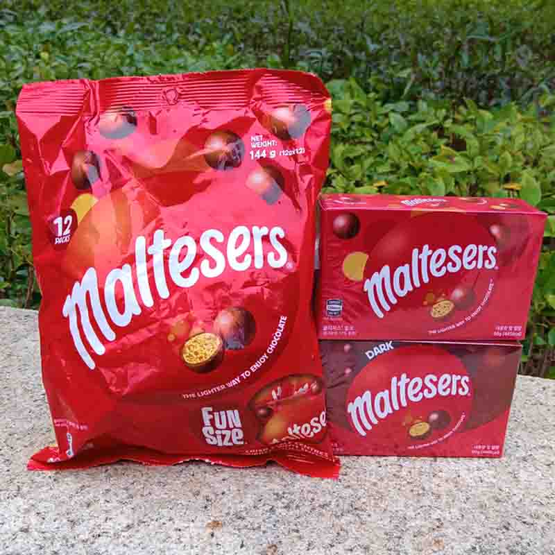 Maltesers chocolate澳大利亞麥提莎代可可脂零食巧克力球90g