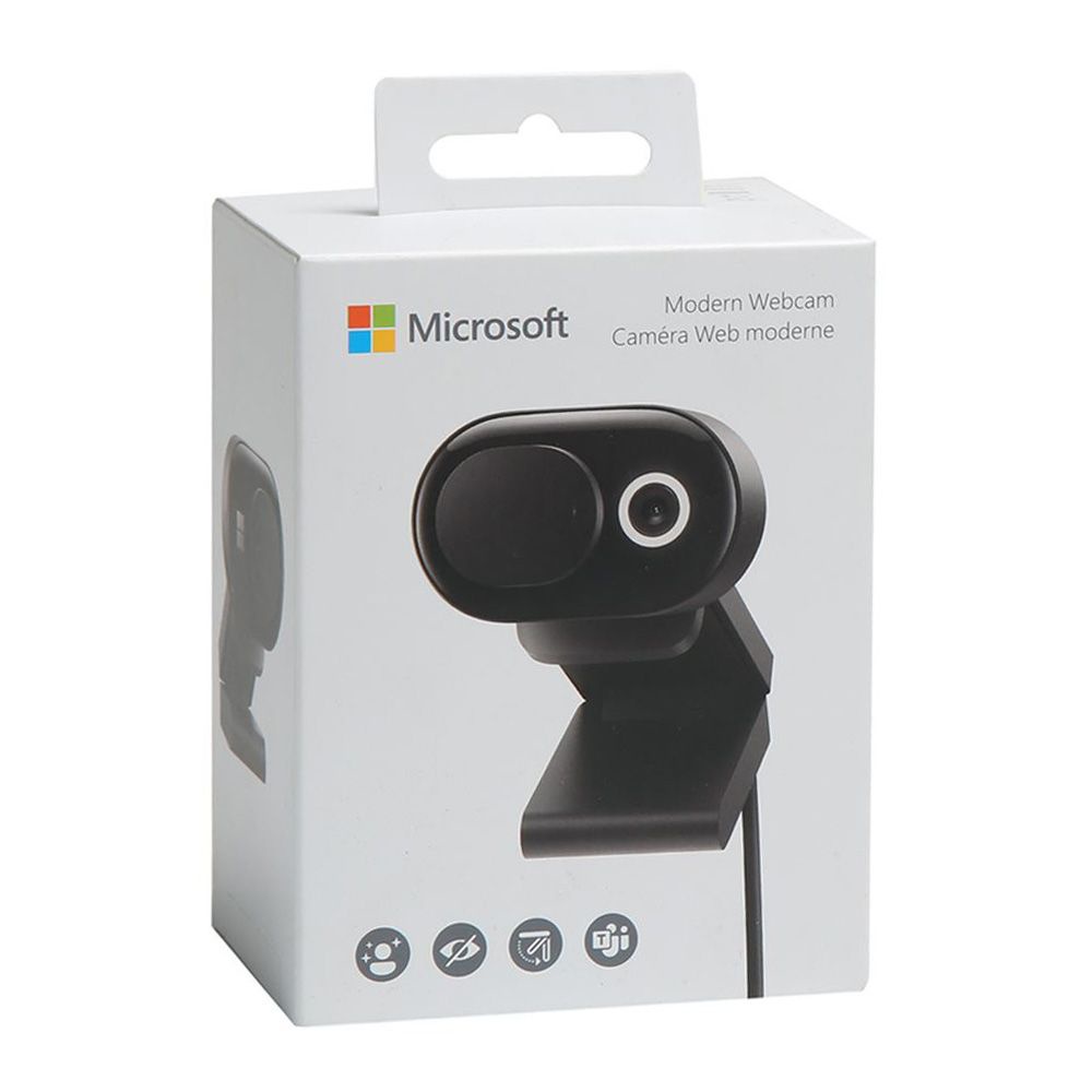 微軟 Microsoft Modern Webcam 1080p HDR 有線 USB-A 網路攝影機(平行進口)